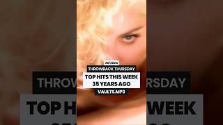 TOP HITS THIS WEEK 35 YEARS AGO ✨ THROWBACK THURSDAY music 90s 90smusic [upl. by Indyc]