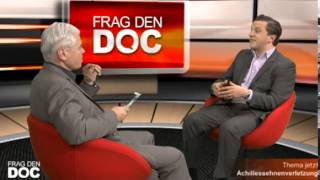 Dr Morawe über Achillessehnenverletzungen ORTHOPARC Klinik [upl. by Efram948]