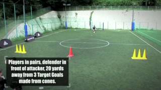 Coerver Coaching Mirror Moves  Week 08 [upl. by Kotto]