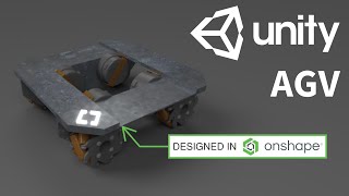 AGV Robot Kinematics in Unity [upl. by Traver495]