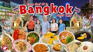 ₱100 to ₱6000 BANGKOK FOOD TRIP 2024 with Team Chef RV [upl. by Jammin]