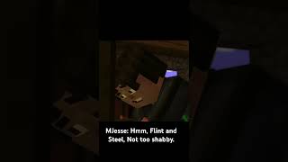 MJesse Hmm Flint and Steel Not too shabby Minecraft Story Mode Season 1 Funny Moments [upl. by Ettesoj]