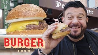 Adam Richman Eats the Two Most Iconic Burgers in NYC  The Burger Show [upl. by Ahserb355]