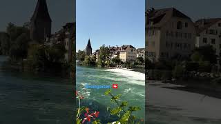 Swiss beauty  Bremgarten 🇨🇭swiss swissbeauty switzerland shorts short shortvideo [upl. by Ahsiya]