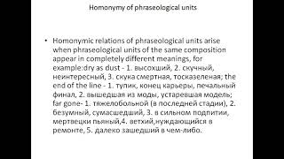 Lecture 5 Phraseology [upl. by Tteirrah22]