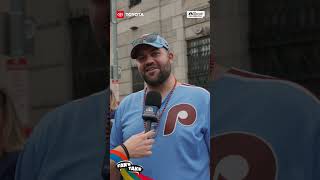 Wild Phillies fans share their predictions for MetsPhillies NLDS  Fans Take [upl. by Petula75]