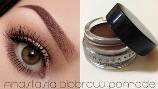 How To Use ABH Dipbrow Pomade Eyebrow Tutorial [upl. by Smeaj]