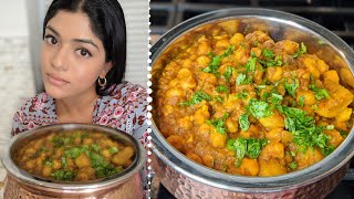 Meatless Mondays  Chickpea Curry or Channa Masala Recipe  Easy IndianPakistani Recipes [upl. by Ivad953]