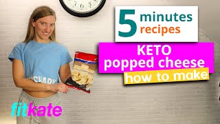 How To Make Cheese Pops  Popped Cheese easy KETO recipes [upl. by Gayla]