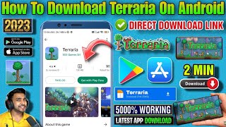 TERRARIA DOWNLOAD ANDROID 2023  HOW TO DOWNLOAD TERRARIA FROM PLAYSTORE  DOWNLOAD TERRARIA ANDROID [upl. by Ainelec]