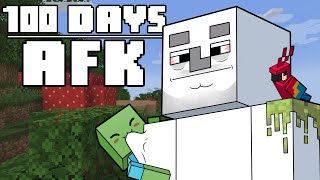 100 Days  AFK Minecraft [upl. by Milli212]