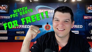 HOW TO WATCH PDC DARTS FOR FREE [upl. by Anot]