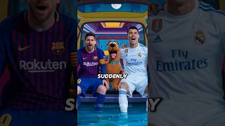 The Night Ronaldo Messi and Scooby Faced a Ghost  You Won’t Believe Who It Was shorts ronaldo [upl. by Ecitsuj]