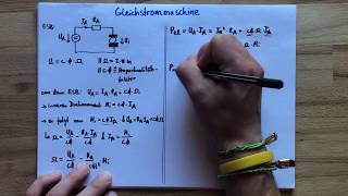 Gleichstrommaschine Grundlagen  Elektrotechnik [upl. by Yasmar]