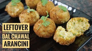 Dal Chawal Arancini  Leftover Special [upl. by Samira]