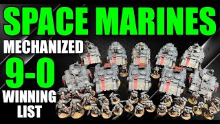 UNDEFEATED 90 Mechanized Deathwatch SPACE MARINES Warhammer 40000 Breakdown amp GT Prep new40k [upl. by Virgil]