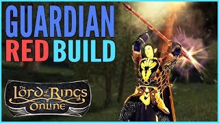 LOTRO Guardian Guide Red Line Trait Build  LevelingDPS [upl. by Zsazsa406]