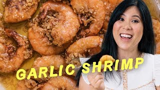 I Recreated World Famous Garlic Shrimp Scampi  Honeysuckle Hawaiian Adventures [upl. by Littell]