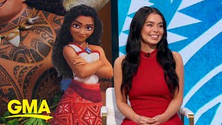 Auliʻi Cravalho dishes on Moana 2 [upl. by Dabbs]