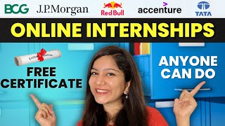 270 REPUTED Online Internships  FREE Certificate  No Eligibility [upl. by Eillod638]