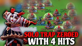 Lords Mobile SOLO TRAP ZEROED WITH 4 HITS  KVK EXTRA CONTENT [upl. by Sander]