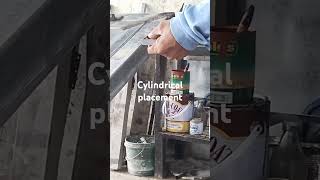 CYLINDRICAL PLACEMENT steel welding tutorial [upl. by Nwahser]