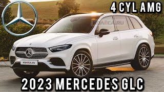 2023 MERCEDES GLC DETAILS  4 CYLINDER AMGS NEW DESIGN ETC [upl. by Imalda855]