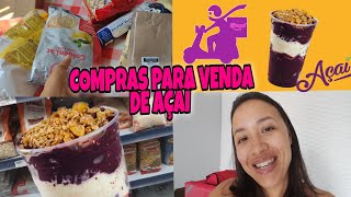 AÇAÍ COMPRAS PARA VENDA DE AÇAÍ DELIVERY IFOOD [upl. by Ohs]