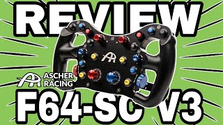 REVIEW ASCHER F64 SC V3 ascherracing simucube simracing [upl. by Nyvar]