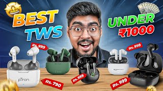 Top 5 Best TWS Earbuds Under ₹1000 [upl. by Derk]