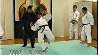 少林寺拳法 shorinji kempo 柔法 森道基 三角技法 小手投 [upl. by Anaehr]