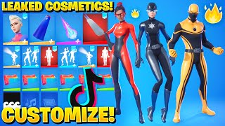 ALL NEW LEAKED COSMETICS CUSTOMIZABLE SKINS Tik Tok Dance Dynamo Dancer Phantasmic Pulse [upl. by Roti469]