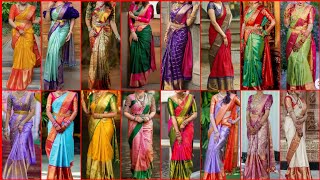 quotNew Pattu Saree Styles 2024 Elegant and Trendy Picksquot trending pattusarees saree style [upl. by Oicor]