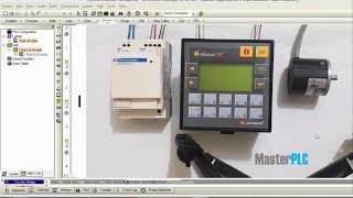 Encoder incremental con PLC Unitronics Vision 120  Conectar y configurar [upl. by Kolk]