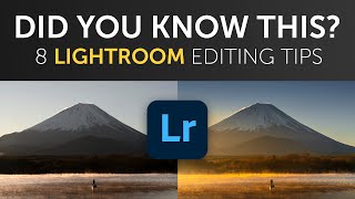 8 Lightroom Editing TIPS You Might NOT Know [upl. by Laefar]