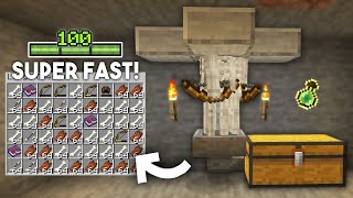 EASIEST Zombie amp Skeleton Mob Spawner XP Farm  Minecraft 121 Tutorial [upl. by Akenom]