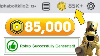 THIS TOP SECRET ROBUX GENERATOR GIVES YOU ROBUX WITHOUT DOING ANYTHING [upl. by Ltihcox451]