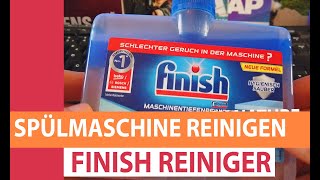 Spülmaschine reinigen Geschirrspüler mit Finish Maschinentiefenreiniger sauber machen [upl. by Pratt658]