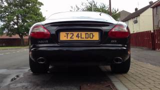 XKR with Adamesh straightthrough pipes [upl. by Hildick]