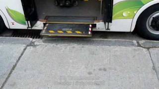 BUS  RTC Ecolobus rampe fauteuils roulants  Wheel Chair ramp [upl. by Razal]