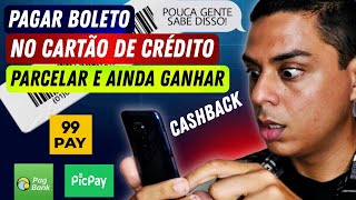 PARCELAR BOLETO NO CARTÃO E AINDA GANHAR CASHBACK  QUAL É A CONTA DIGITAL COM A MENOR TAXA [upl. by Alexandrina851]