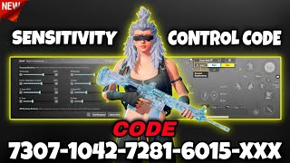 NEW UPDATE 30  BEST SENSITIVITY CODE CONTROL SETTINGS PUBG MOBILEBGMI [upl. by Ahsemit916]