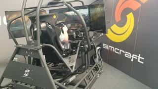 SimRacing Expo 2019  SimCraft APEX5 GT PRO Motion Racing Simulator [upl. by Uos]