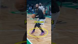 Kyrie has 2 different signature shoes 🤨 overtimemikey sneakers kyrieirving nba basketball [upl. by Larok]