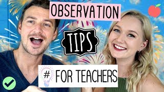 Lesson Observation Tips For Teachers [upl. by Hehre348]