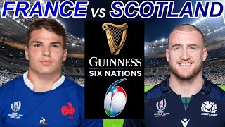 FRANCE vs SCOTLAND Six Nations 2023 Live Commentary [upl. by Thetisa23]