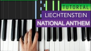 National Anthem Of Liechtenstein Piano Tutorial [upl. by Eeliah]