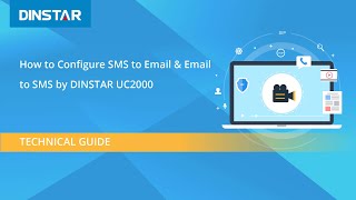 How to Configure SMS to Email amp Email to SMS by DINSTAR UC2000 GSM VoIP Gateway [upl. by Olathe]