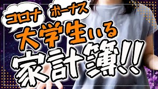 【大学生いる家計簿】息子コロナ＆夏ボーナス＆父の介護で4人家族バラバラ50代のあるある家計簿公開 [upl. by Nnylimaj]