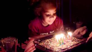 Happy Birthday to Jayla blowing out candles [upl. by Odragde]